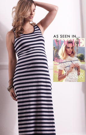 caycee striped tank dress