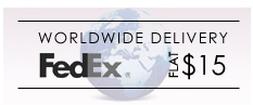 worldwide delivery by fedex just $15 aud