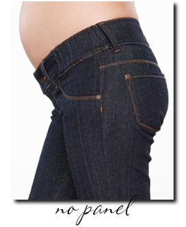 maternity jeans with no panel