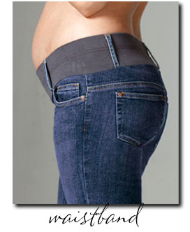maternity jeans with waistband