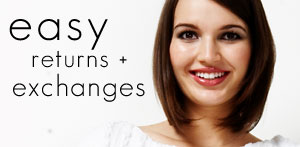 easy retruns and exchanges at queenbee
