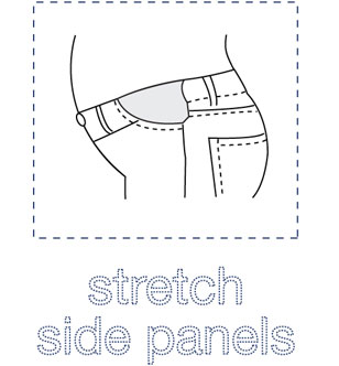 side panel maternity jeans