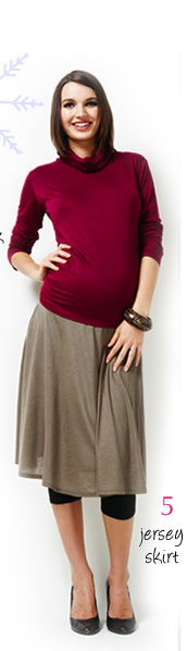 destiny turtleneck top and obsession jersey skirt
