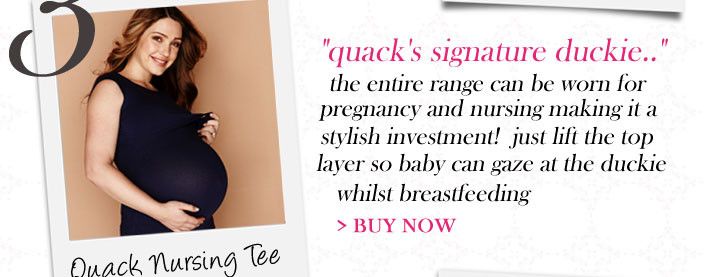 Quack Cap Sleeve Nursing Tee