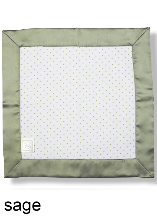 Polka Dot Baby Lovie w Satin Trim by Swaddle Designs