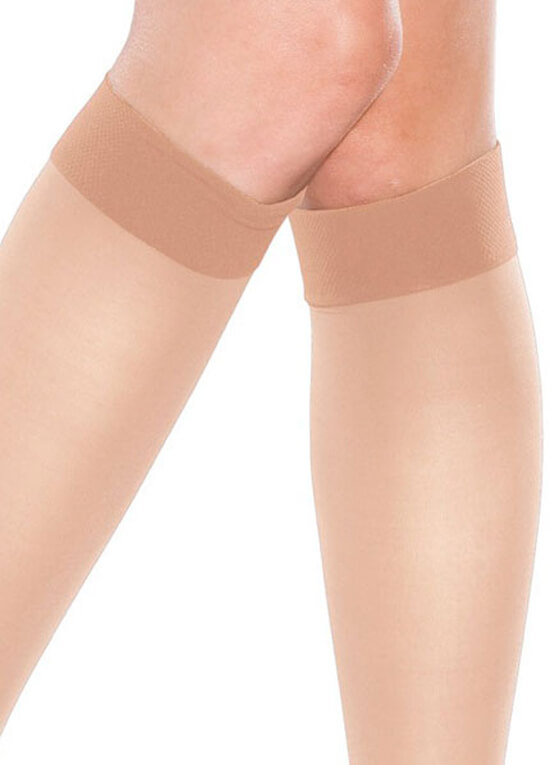 Nude Compression Knee High Stockings by Preggers