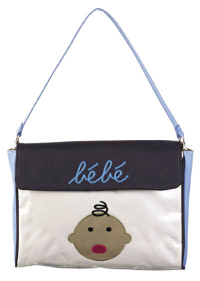 DB1593-5 - Bebe Blue Envelope :  nursing wear nappy bag maternity