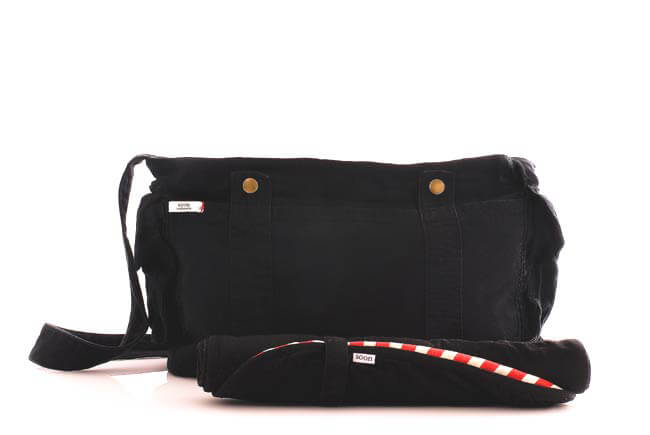 SN0001 - Black Canvas Nappy Bag SOLD OUT :  nappy bag maternity accessories maternity