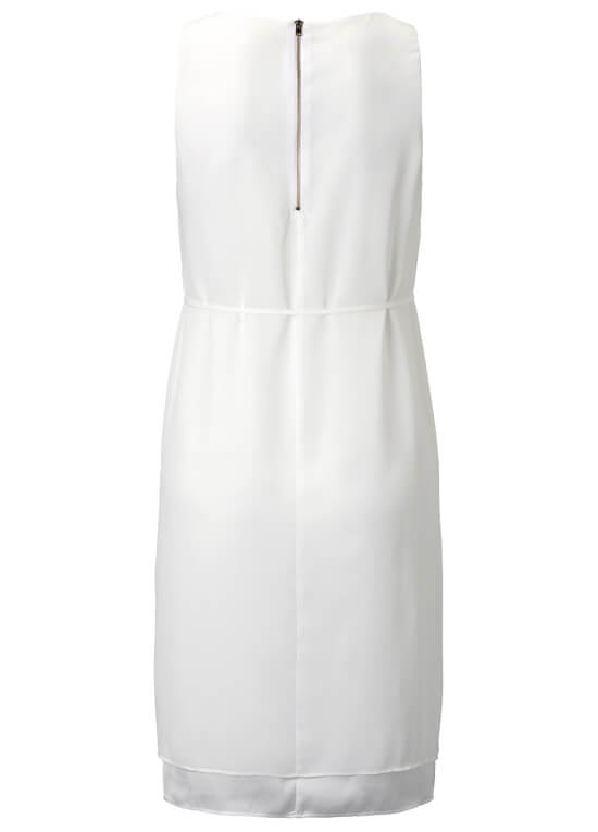 Flowing Chiffon Maternity Party Dress in Off-White by Esprit 