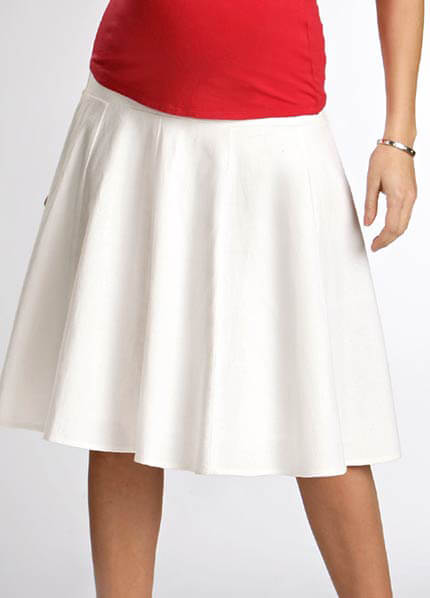 Funmum - Essential Linen Maternity Skirt * ON SALE *
