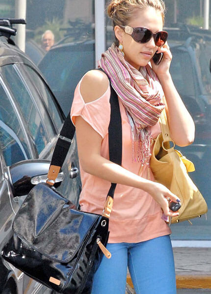 BM202 - Storksak Dori Black Nappy Bag - as seen on Jessica Alba! :  nursing wear pregnancy nursing bras maternity clothes