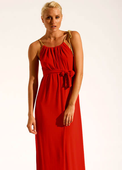 LIL Designs - Elodie Maternity Dress in Scarlet :  designer maternity dresses maternity fashion pregnancy clothing maternity dresses