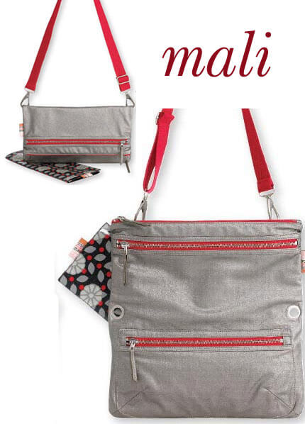 Isoki - Multi Messenger Bag in Mali Floral :  baby carry all maternity bag nappy bag