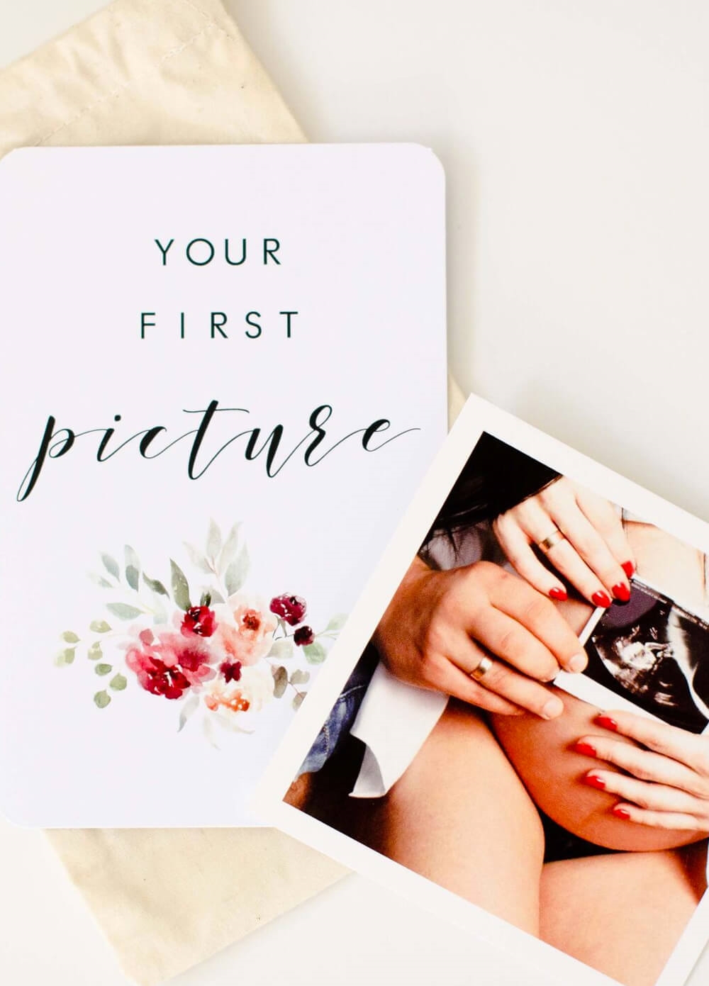 Pregnancy Milestone Cards in Fleur by Blossom & Pear
