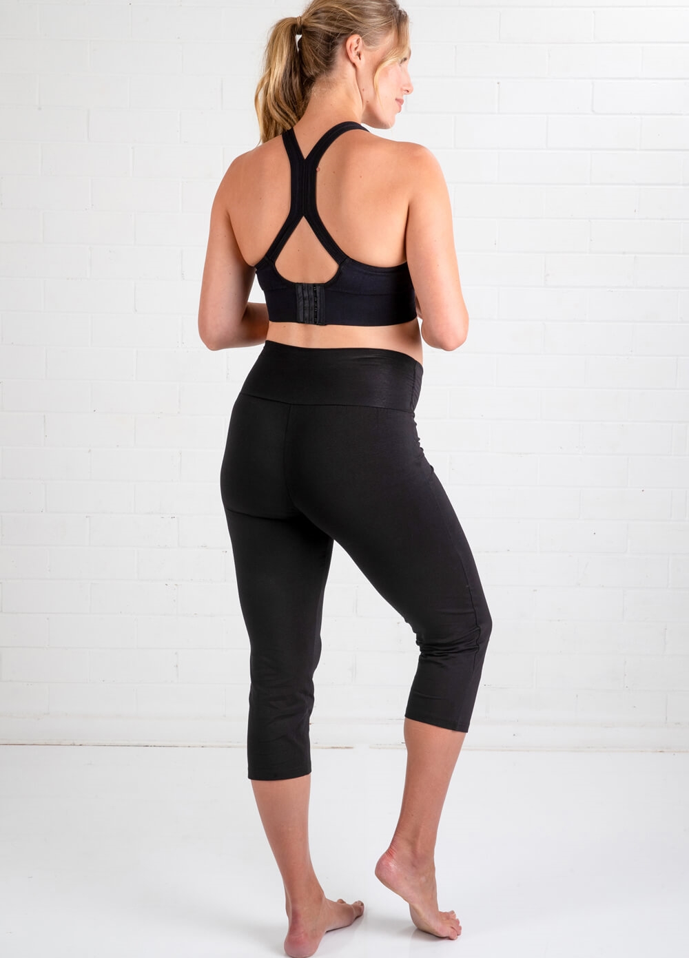 Trimester - Libertine Cropped Maternity Yoga Pants | Queen Bee