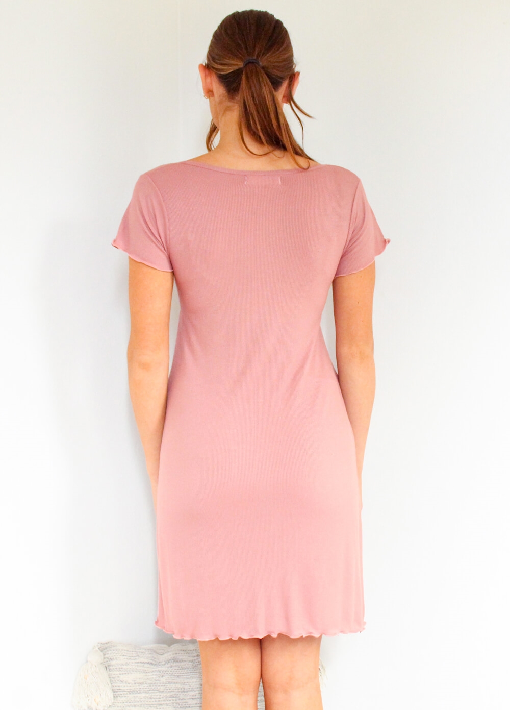 Lait & Co - Jules Be With You Nursing Lounge Dress in Rose