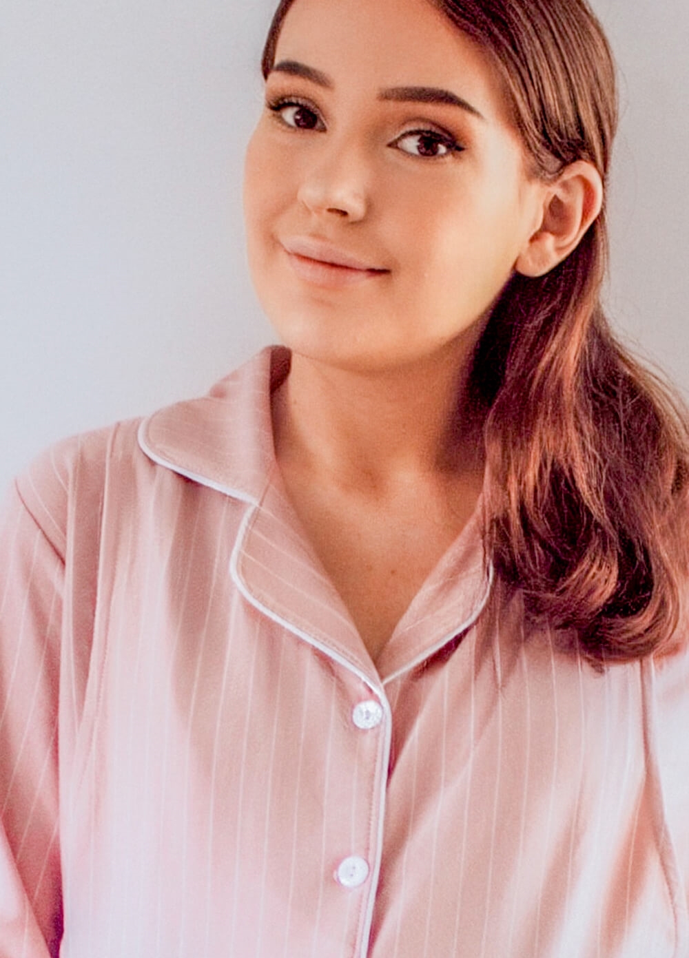 Lait & Co - Ines Dream Away Nursing Pyjama Set in Pink Stripe
