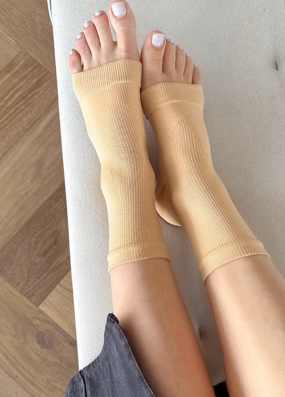 Mama Sox - Saviour Ankle Sleeve Maternity Compression Sock | Nude