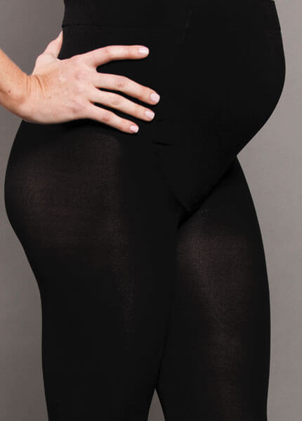Opaque Baby Bump Maternity Tights by Ambra 70 Denier