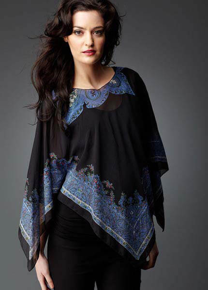 SNS6-905b - Soon Blue Silk Shoulder Cap :  nursing wear pregnancy maternity clothes maternity clothing