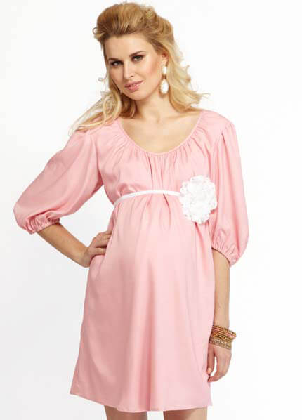 Pink Baby Shower Maternity Dress by More of Me