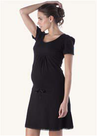 Seraphine - Short Sleeve Crochet Maternity Dress/Tunic