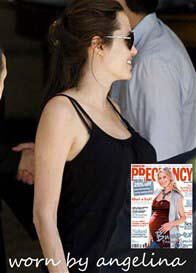 Juliet Dream - Shirred Maternity Tank - as worn by Angelina Jolie
