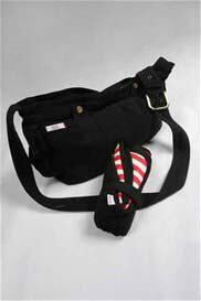 SOON - Canvas Nappy Bag in Black