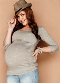 Quack - 3/4 Sleeve Nursing/Maternity Top