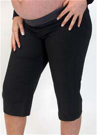SOON - Banded Dinner Maternity Short in Charcoal 