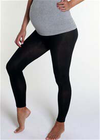 QueenBee - Essential Maternity Leggings in Black - Smooth Knit