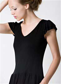 Dote - Ruffle Nursing Top in Black **ON SALE**