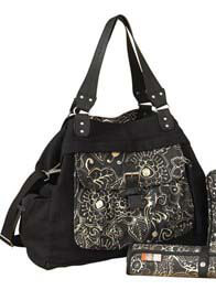 Isoki - Reversible Saddle Tote in Bohemian