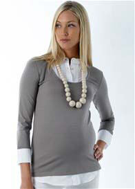 Seraphine - Samantha Mock Layered Maternity Shirt 
