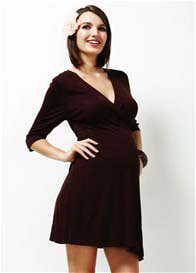 Trimester - Enchanted Jersey Wrap Maternity Dress