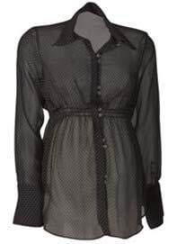 Crave - Double Button Spot Maternity Blouse * ON SALE *