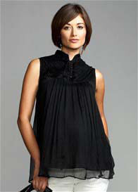Maternal America - Silk Maternity Blouse