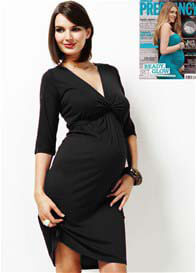 Milky Way - Brigette Tie Knot Nursing/Maternity Dress