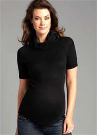 PureT - Short Sleeve Maternity Turtleneck