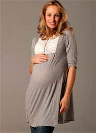 Fillyboo - Clooney Maternity Dress in Grey