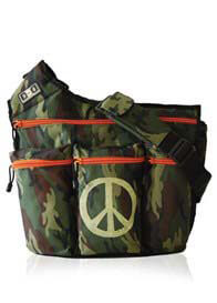 Diaper Dude - Diaper Bag w Camo Peace design