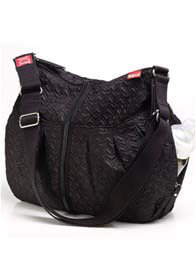 Babymel - Amanda Quilted Baby Bag in Black 
