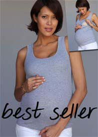 1 In The Oven - Essential Ribbed Nursing/Maternity Tank