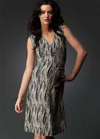 SOON - Madeline Wrap Dress in City Lights print * ON SALE *