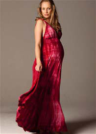 Fillyboo - Tie-Dye Maxi Goddess Dress in Raspberry Swirl ** ON SALE **