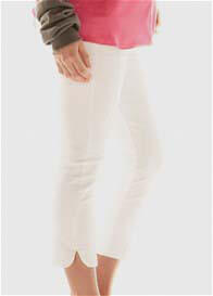 Fillyboo - Skinny Maternity Capris in White