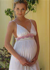 Fillyboo - Signature 100% Silk Maternity Maxi Dress