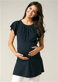 Maternal America - Flutter Sleeve Maternity Tunic