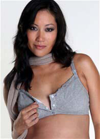 QueenBee - Nina Nursing/Maternity Bra or Support Briefs in Grey
