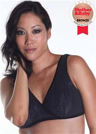QueenBee - Petra Nursing/Sleep Bra in Black